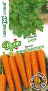 Морковь Оранжевый дружок 2 г +Петрушка Бисер 2 г серия Дуэт Хорошие соседи Н18