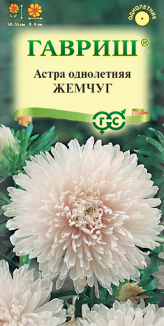 Астра Жемчуг 0,3 г.  пионовидная
