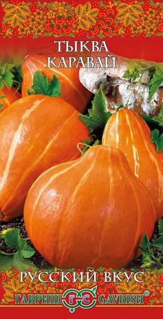 Тыква крупноплодная Каравай 2,0 г серия Русский вкус! Н10