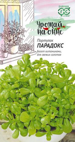 Портулак Парадокс* 0,1 г сер. Урожай на окне