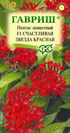 Пентас ланцетный F1 СЧАСТЛИВАЯ ЗВЕЗДА КРАСНАЯ, гранул. пробирка 3 шт. Н23 Пентас ланцетный F1 СЧАСТЛИВАЯ ЗВЕЗДА КРАСНАЯ, гранул. пробирка 3 шт. Н23
