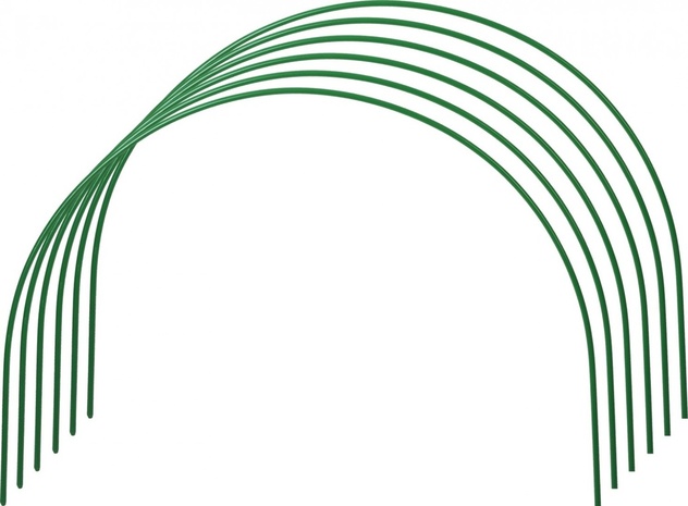 Дуга парниковая металлическая 2,0 м. в ПВХ (6 шт.)