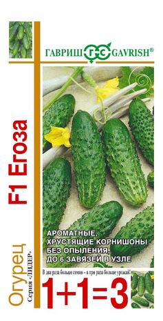 Огурец Егоза F1 серия 1+1/20 шт.корнишон автор. Н13 Огурец Егоза F1 серия 1+1/20 шт.корнишон автор. Н13
