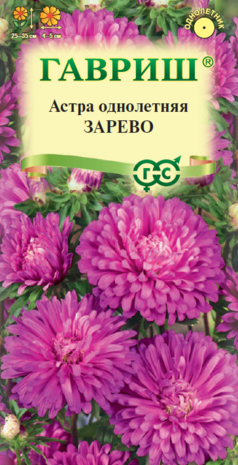 Астра Зарево 0,3 г.  карликовая кармин